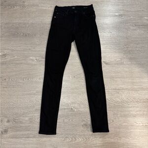 Citizens Of Humanity Black Rocket Highrise Skinny Jeans